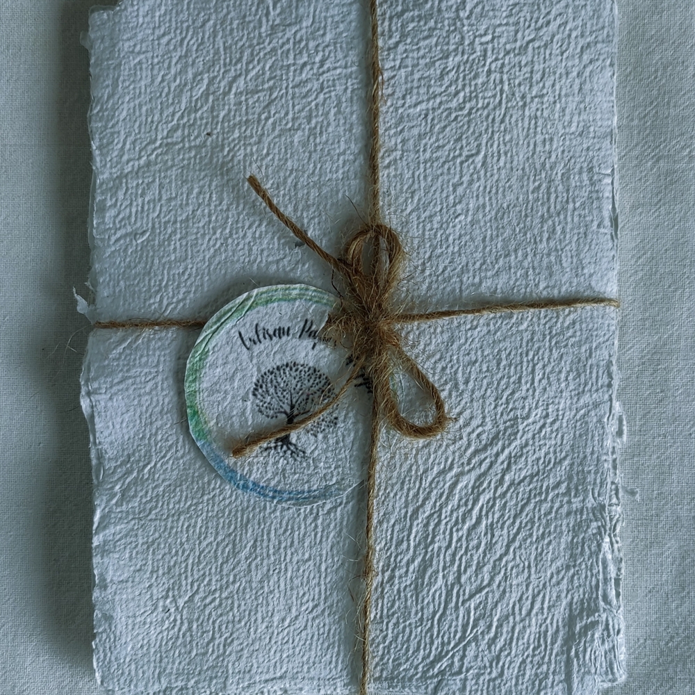 Handmade White Paper Set